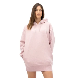 Superdry Robe à Manches Longues Vintage Logo Emb Sweat LA Soft Pink Marl XS-S Femme