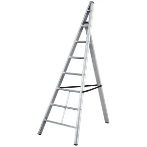 Gierre Escabeau Al500 6 Étapes Silver One Size