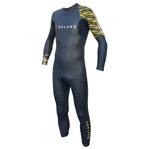 Seland Traje De Neopreno De Manga Larga Triathlon Hq Black XS