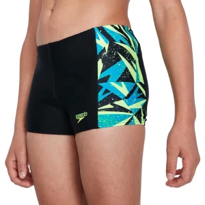 Speedo Bañador Bóxer Hyper Boom Panel Black / Pool / Bright Zest 13-14 Años