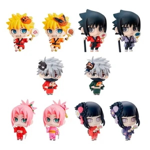 Megahouse 10e Anniversaire De Petit Chara Land Naruto Shippuden 10 Unités Multicolour One Size unisex