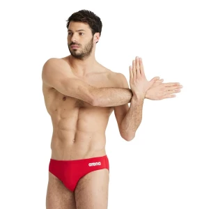 Arena Bañador Slip Team Swim Solid Red / White 70