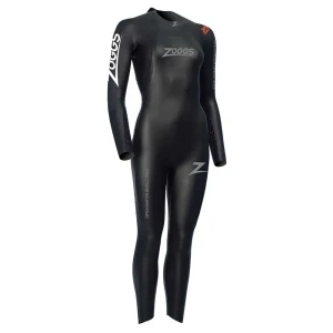 Zoggs Traje De Neopreno De Manga Larga Para Mujer Ow Shell Fs 3/2/2 Mm Black / Orange XSLO