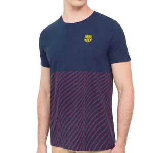 BarÇa T-shirt à Manches Courtes Trama Navy L Homme