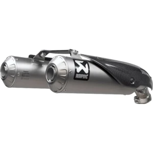 Akrapovic Silenciador Homologado Slip On Ducati Scrambler 1100 Titanium Silver / Black Homologated