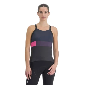 Sportful Top De Sport Snap Black / Galaxy / Blue S