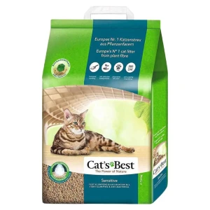 Cat´s Best Litière Pour Chat Wooden Sensitive 20l White One Size