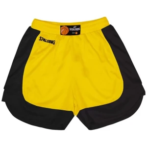 Spalding Short Hustle Yellow / black M Homme