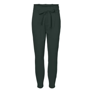Vero Moda Pantalon Taille Haute Eva Loose Fit Paperbag Tall Pine Grove M Femme