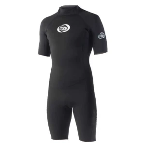 Storm Blade Shorty à Manches Courtes Avec Fermeture éclair Au Dos Pour Junior Flatlock Full Spring 2/2 Mm Black 6 Années Garçon