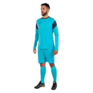 Joma Ensemble à Manches Longues Phoenix Fluor Turquoise / Navy L Homme