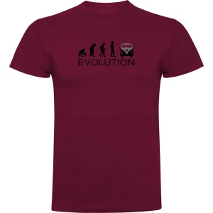 Kruskis T-shirt à Manches Courtes Evolution Surf California Van Dark Red S Homme