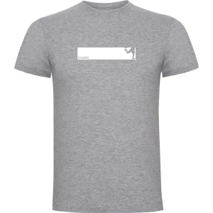 Kruskis T-shirt à Manches Courtes Frame Football Heather Grey M Homme