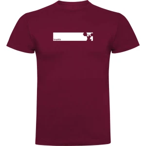 Kruskis T-shirt à Manches Courtes Frame Train Dark Red 3XL