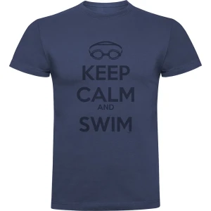 Kruskis T-shirt à Manches Courtes Keep Calm And Swim