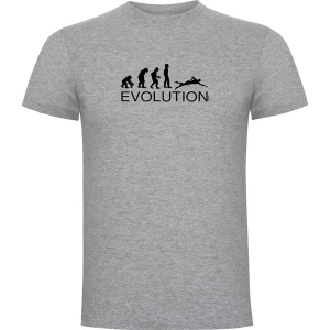 Kruskis Camiseta De Manga Corta Natacion Evolution Swim Heather Grey XL