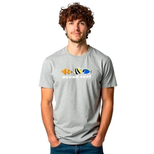 Kruskis Camiseta De Manga Corta Ocean Reef Heather Grey S