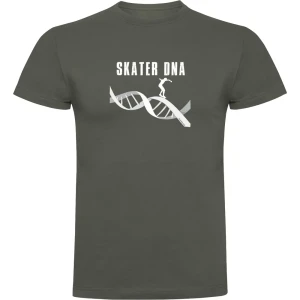 Kruskis T-shirt à Manches Courtes Skateboard Dna Dark Army Green L Homme