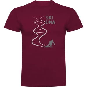 Kruskis Camiseta De Manga Corta Ski Dna Dark Red 3XL