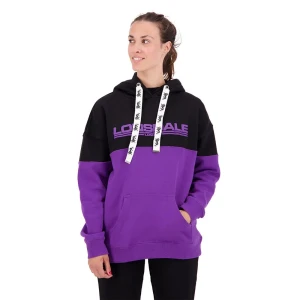 Lonsdale Sweat à Capuche Wardie Purple / Black / White S