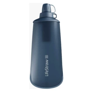 Lifestraw Bouteille Peak Series 1l Collapsible Water Filter Mountain Blue One Size