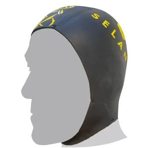 Seland Gorro De Neopreno Triathlon Black / Yellow XL-2XL