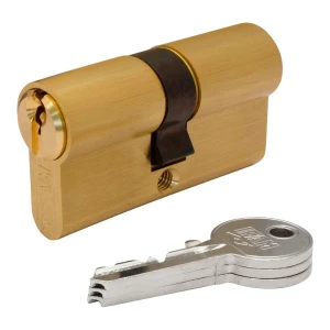 Ifam Cilindro De Cerradura De Puerta Latón F5s4040l 80 Mm 40+40 Mm Gold One Size