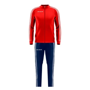 Givova Survêtement Revolution Summer Red / Navy Blue 3XL Homme