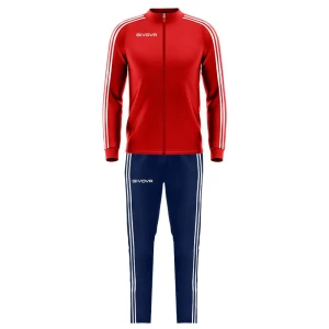 Givova Survêtement Revolution Summer Red / Navy Blue 10-12 Années Garçon,Fille