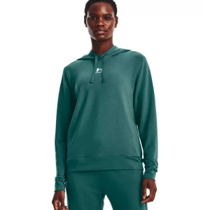 Under Armour Sweat à Capuche Rival Terry Coastal Teal / White S