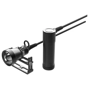 Divepro Linterna Cl4200s 4200 Lumens Primary Canister Side Mount Cable Black 4200 Lúmenes