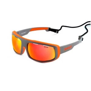 Sinner Lunettes De Soleil Apollo Court Matte Grey / Orange Sintrast Court/CAT3 unisex
