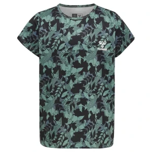 Hummel T-shirt à Manches Courtes Nanna Mineral Blue 116 cm Garçon,Fille