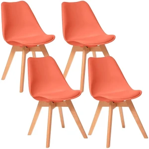 Wellhome Ensemble De Chaises 48x55x81 Cm Pk5062 4 Unités Terracotta One Size