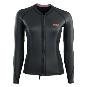 Ion T-shirt Thermique à Manches Longues Et Zip Intégral Neo Top Skin 2 Mm Black XL Femme