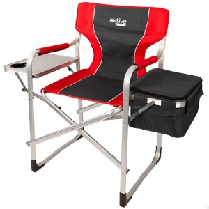 Aktive Avec Plateau Et Sac Isothermechaise De Réalisateur Pliante Aluminium