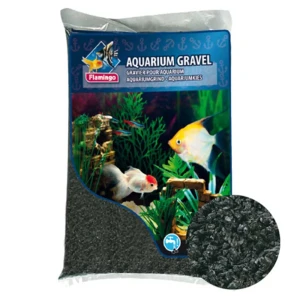 Flamingo Grava Negra Para Acuarios 9kg Black One Size