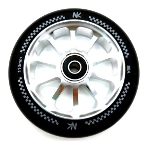 Nokaic Rueda De Scooter Racing Spoke Black / Silver 110 mm