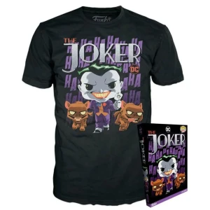 Funko T-shirt à Manches Courtes Joker Dc Comics Black S unisex