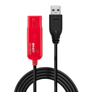Lindy Câble D´extension Usb 42870 12 M Black / Red One Size unisex