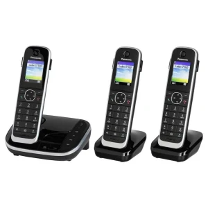Panasonic Téléphone Fixe Sans Fil Kx-tgj323gb Black One Size unisex