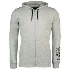 Umbro Sweat-shirt à Zip Terrace Grey Marl L Homme,Femme