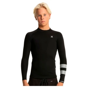 Hurley T-shirt Thermique à Manches Longues Advantage 1 Mm Black 11-12 Années Garçon,Fille