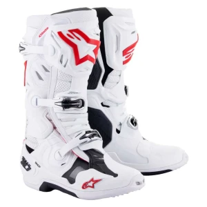 Alpinestars Botas Off-road Tech 10 Supervented White / Bright Red EU 45 1/2