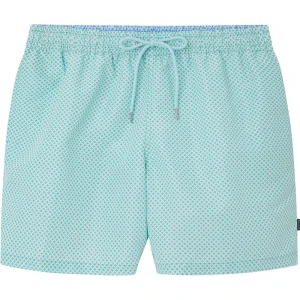Hackett Short De Bain Grid Aqua L Homme
