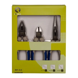 Irimo Juego De Alicates 180/160/200 Mm Grey / Blue One Size