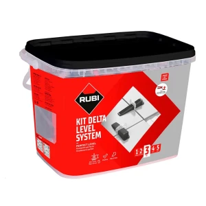 Rubi Kit D´installation De Carreaux Du Système De Niveau Delta 3-12 Mm Black / Red One Size