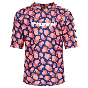 Hummel Rash Guard Manches Courtes Lucia Navy Peony 110 cm Fille