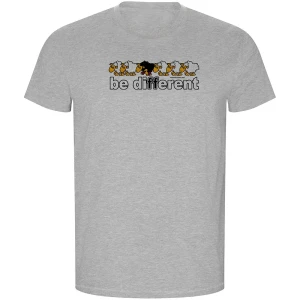 Kruskis T-shirt à Manches Courtes Be Different Train Eco Heather Grey 2XL