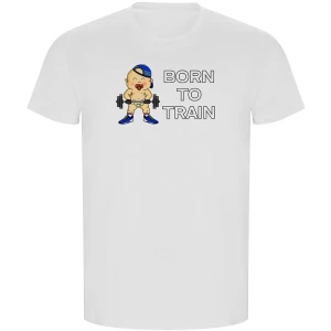 Kruskis T-shirt à Manches Courtes Born To Train Eco White S